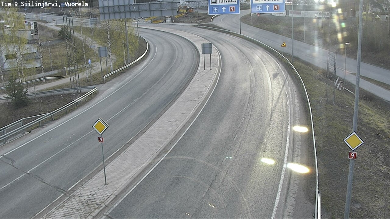 Weather Camera Image Road 9 Siilinjärvi, Vuorela, Siilinjärvi, Pohjois-Savo