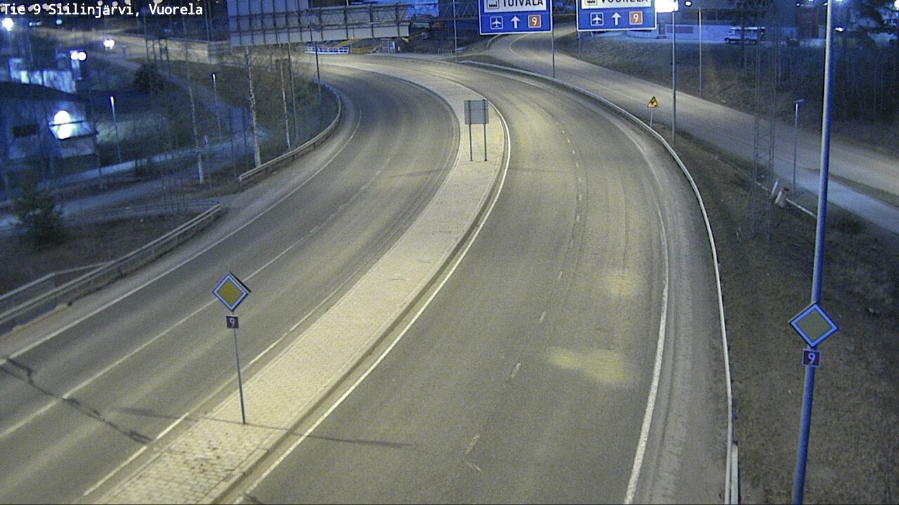 Weather Camera Image Väg 9 Siilinjärvi, Vuorela, Siilinjärvi, Pohjois-Savo