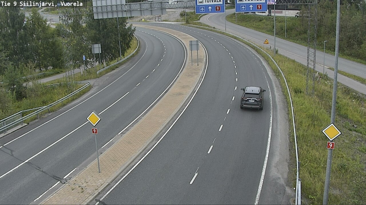 Weather Camera Image Road 9 Siilinjärvi, Vuorela, Siilinjärvi, Pohjois-Savo