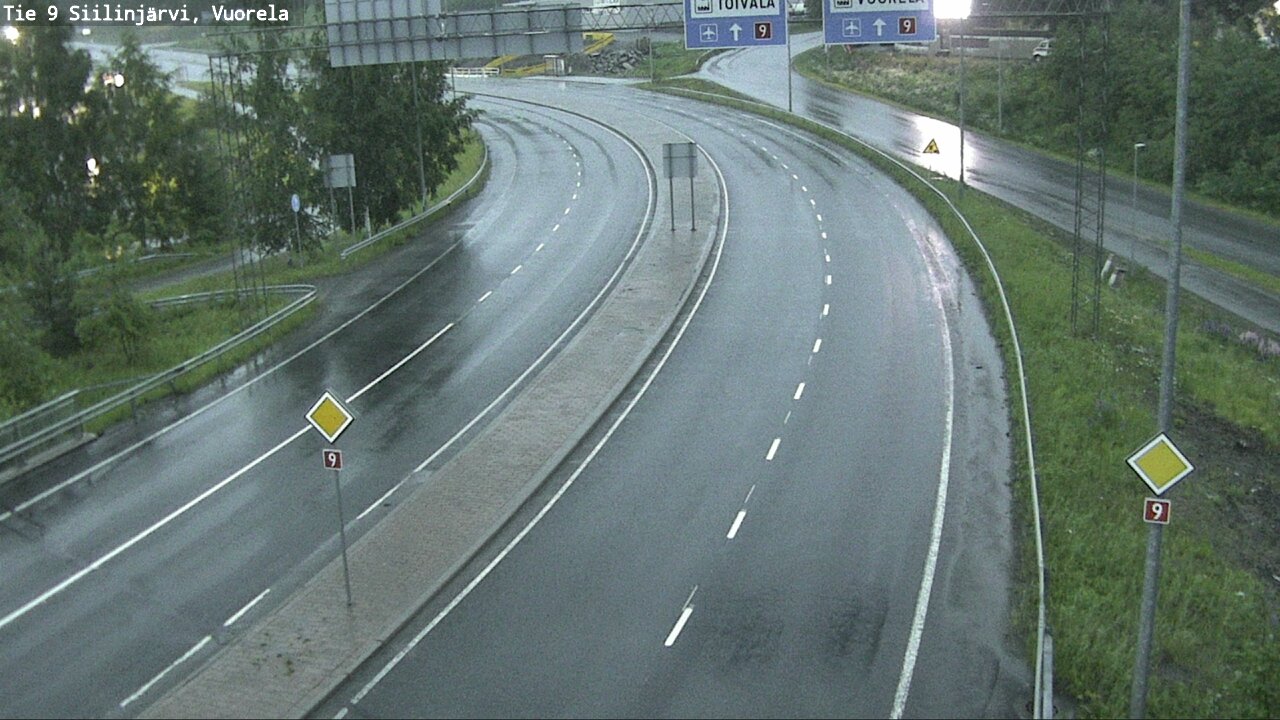 Weather Camera Image Road 9 Siilinjärvi, Vuorela, Siilinjärvi, Pohjois-Savo