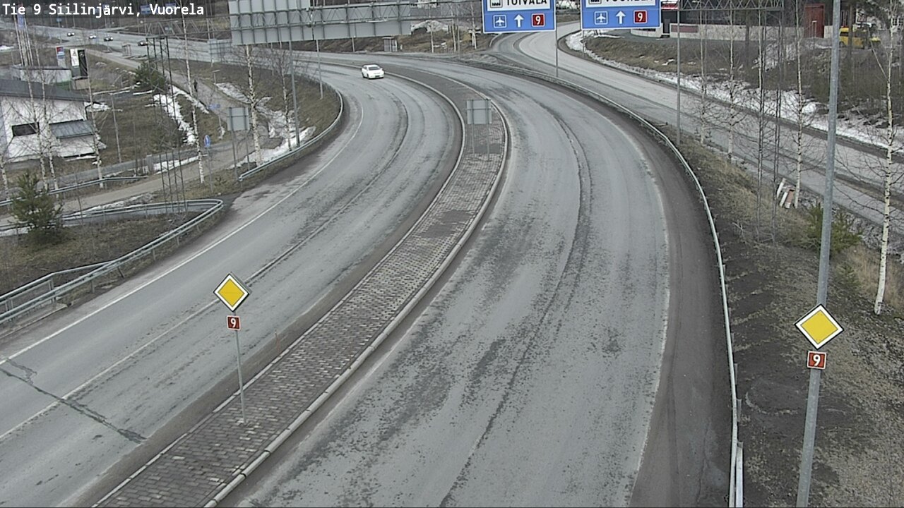 Weather Camera Image Road 9 Siilinjärvi, Vuorela, Siilinjärvi, Pohjois-Savo