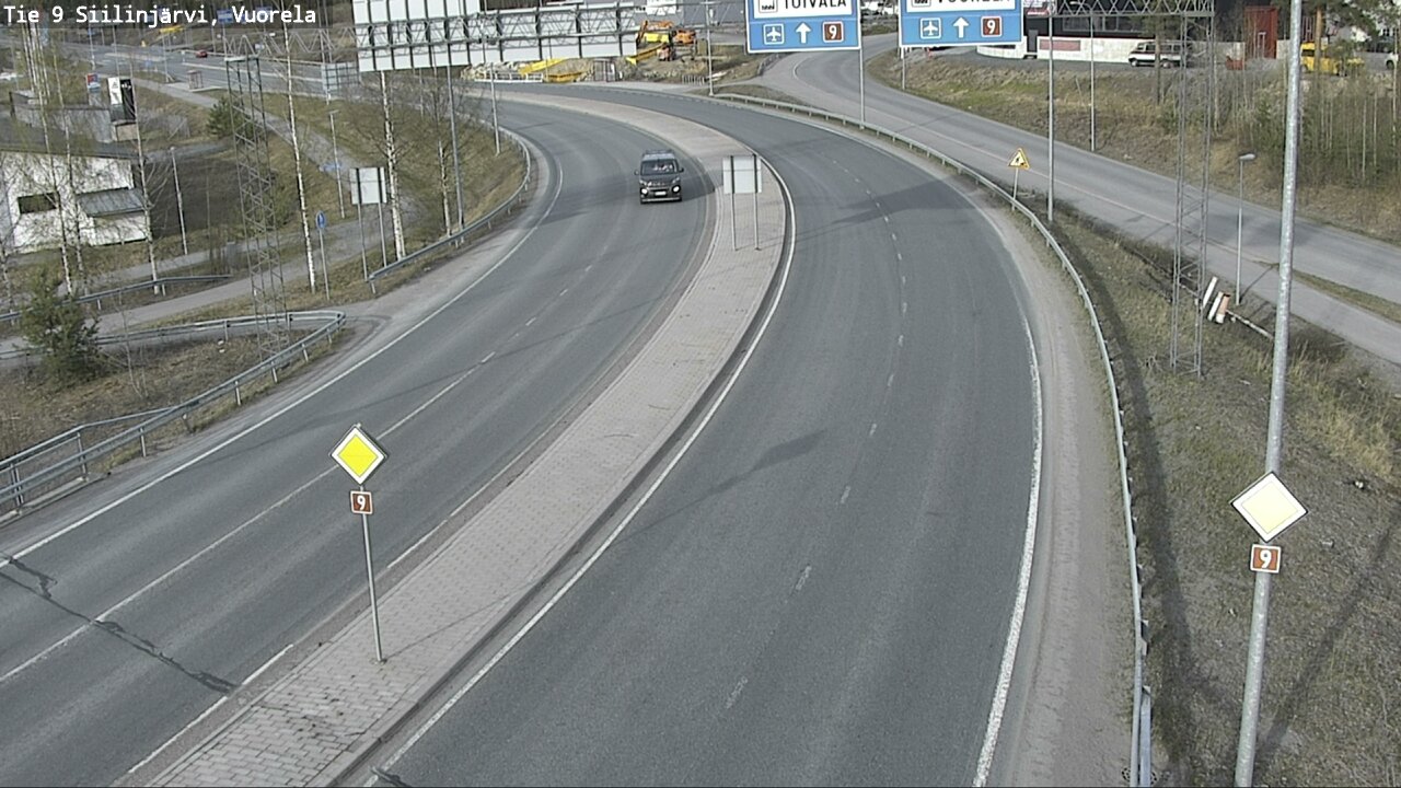 Weather Camera Image Väg 9 Siilinjärvi, Vuorela, Siilinjärvi, Pohjois-Savo