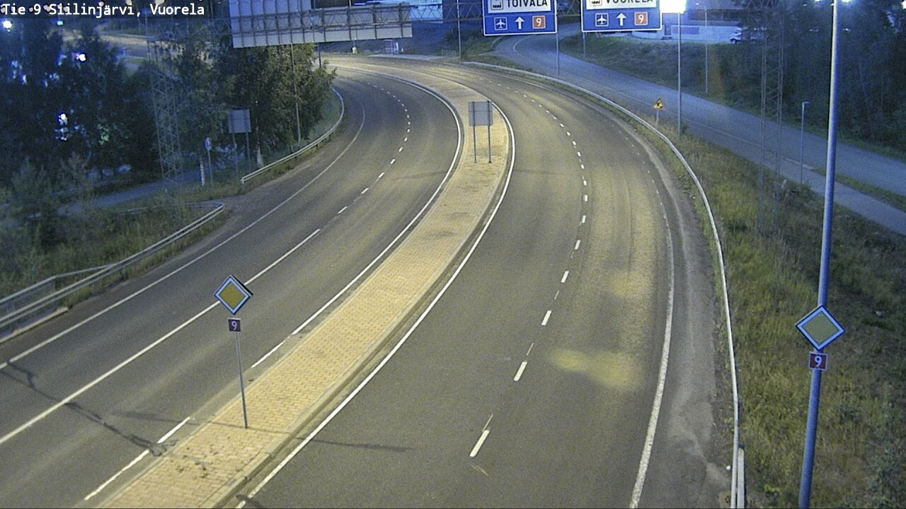 Weather Camera Image Väg 9 Siilinjärvi, Vuorela, Siilinjärvi, Pohjois-Savo