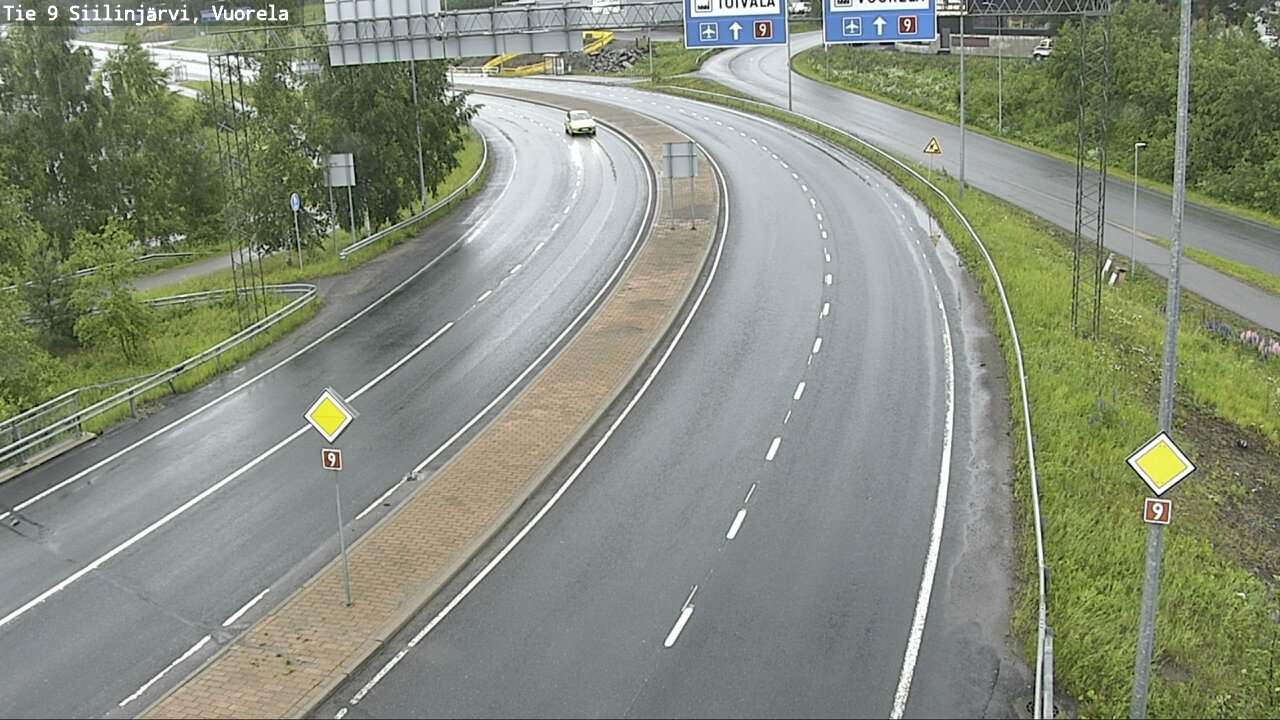 Weather Camera Image Väg 9 Siilinjärvi, Vuorela, Siilinjärvi, Pohjois-Savo