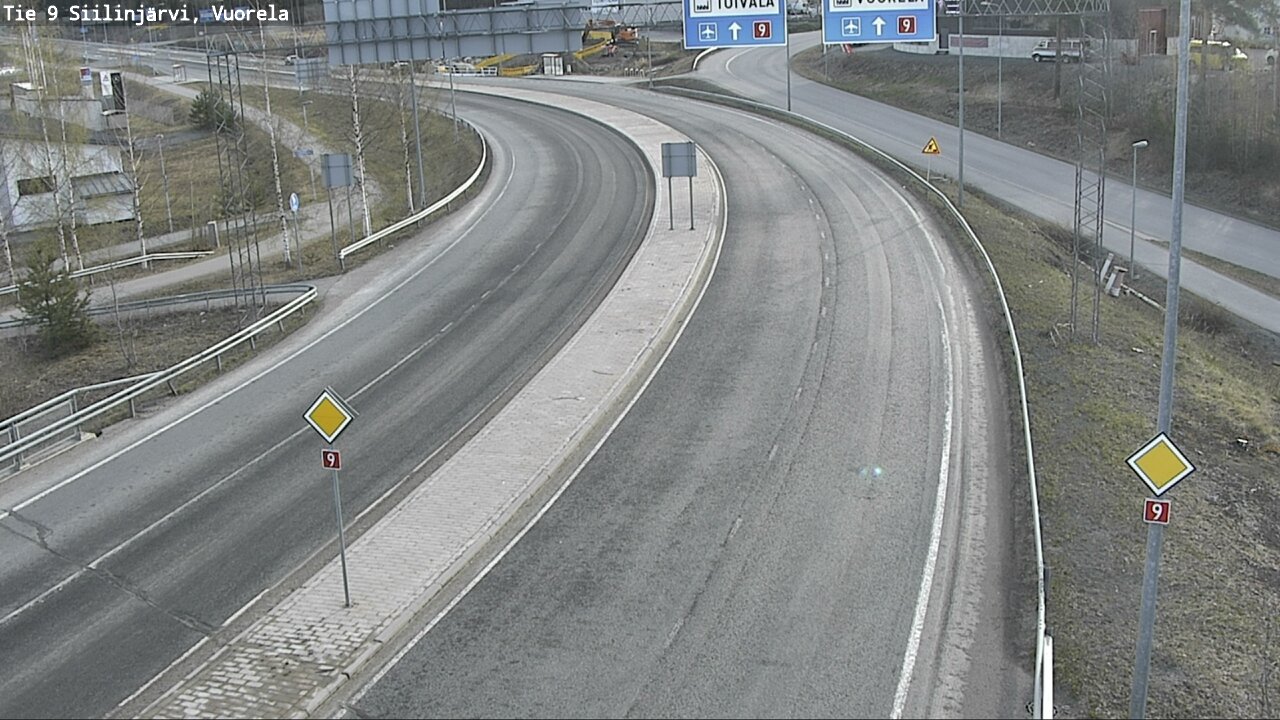 Weather Camera Image Väg 9 Siilinjärvi, Vuorela, Siilinjärvi, Pohjois-Savo