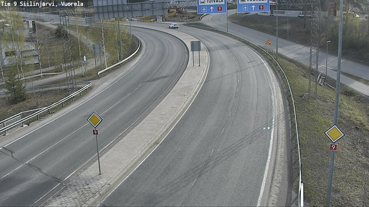 Weather Camera Image Road 9 Siilinjärvi, Vuorela, Siilinjärvi, Pohjois-Savo