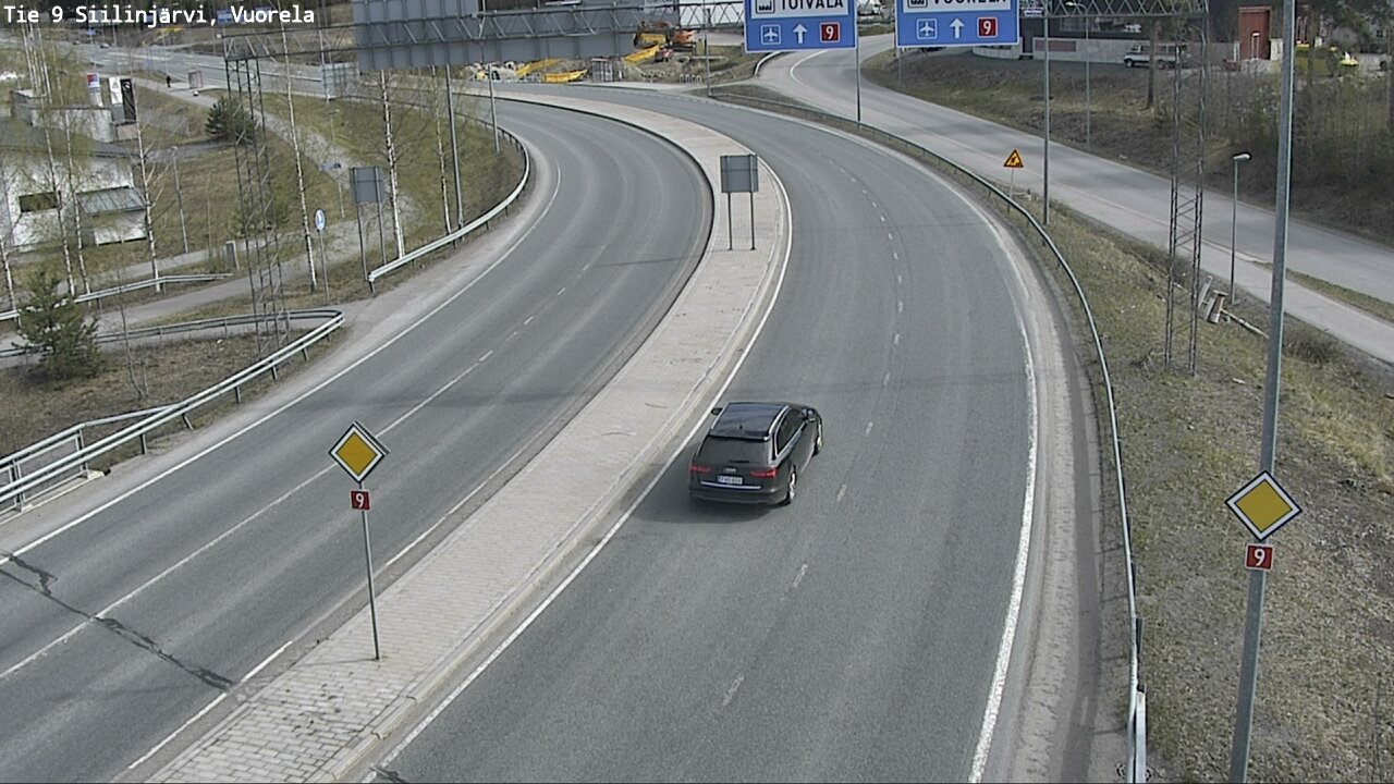 Weather Camera Image Road 9 Siilinjärvi, Vuorela, Siilinjärvi, Pohjois-Savo
