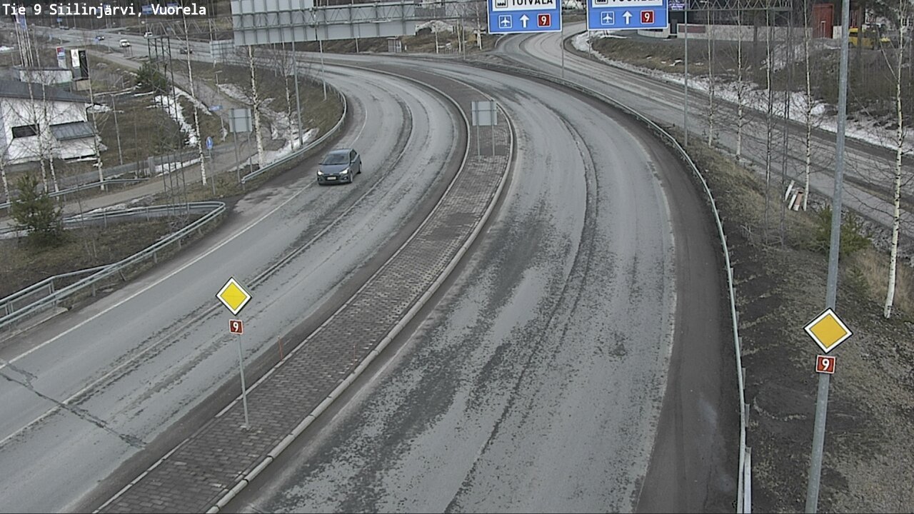 Weather Camera Image Road 9 Siilinjärvi, Vuorela, Siilinjärvi, Pohjois-Savo