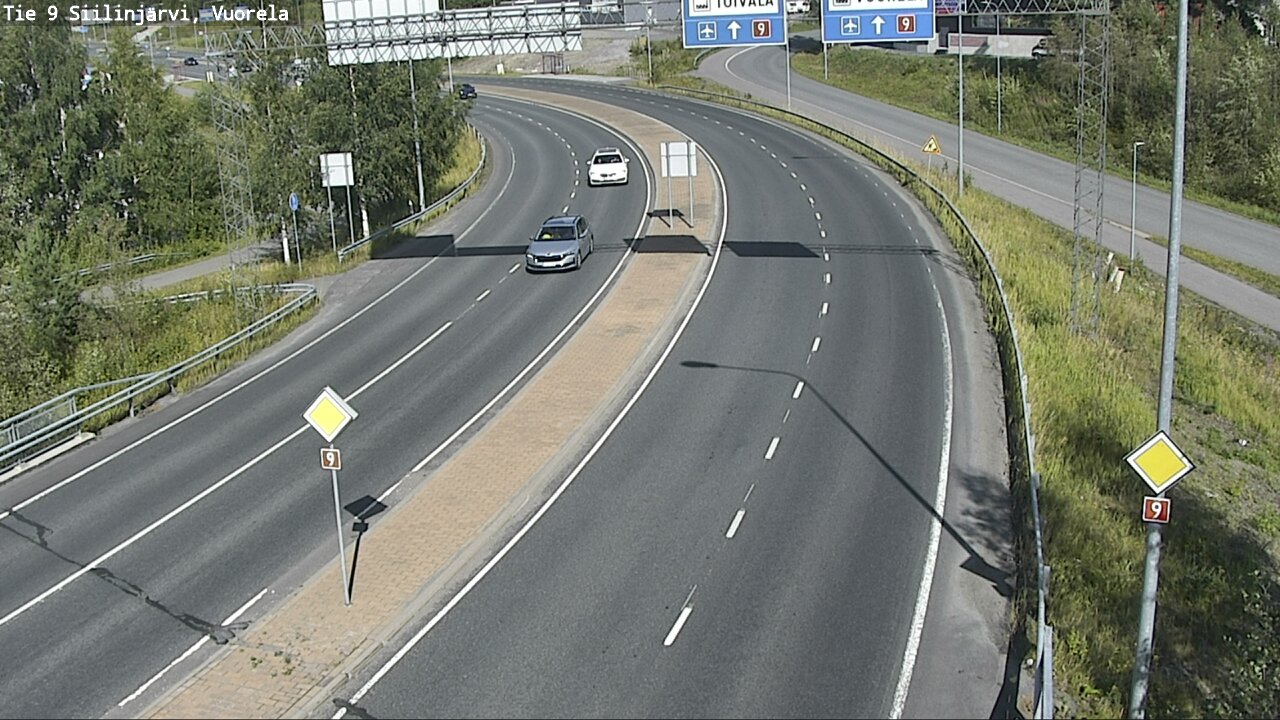 Weather Camera Image Väg 9 Siilinjärvi, Vuorela, Siilinjärvi, Pohjois-Savo