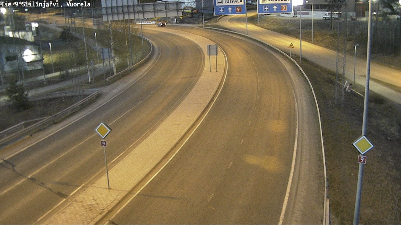 Weather Camera Image Väg 9 Siilinjärvi, Vuorela, Siilinjärvi, Pohjois-Savo
