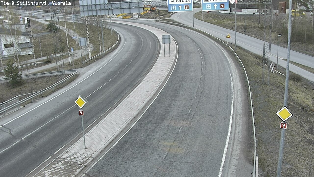 Weather Camera Image Väg 9 Siilinjärvi, Vuorela, Siilinjärvi, Pohjois-Savo