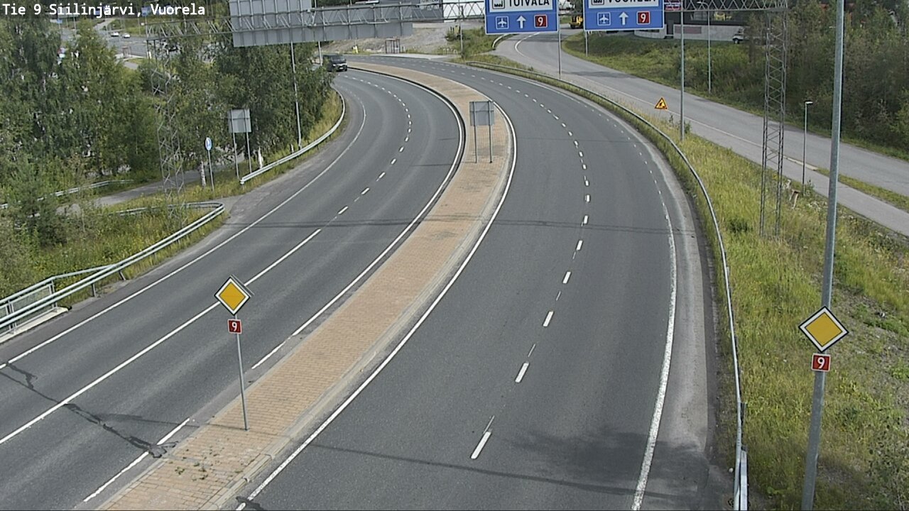 Weather Camera Image Road 9 Siilinjärvi, Vuorela, Siilinjärvi, Pohjois-Savo