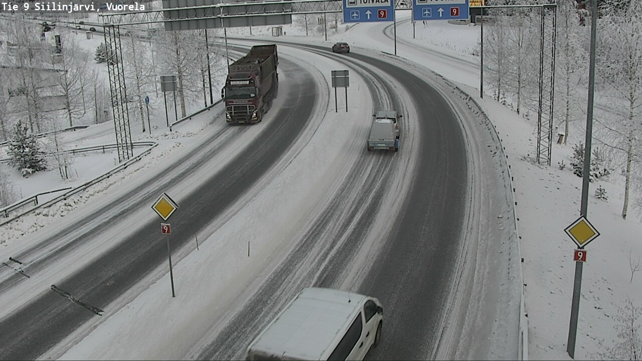 Weather Camera Image Väg 9 Siilinjärvi, Vuorela, Siilinjärvi, Pohjois-Savo