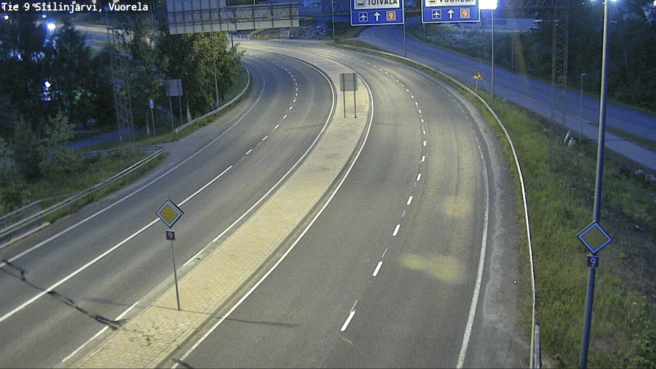 Weather Camera Image Road 9 Siilinjärvi, Vuorela, Siilinjärvi, Pohjois-Savo