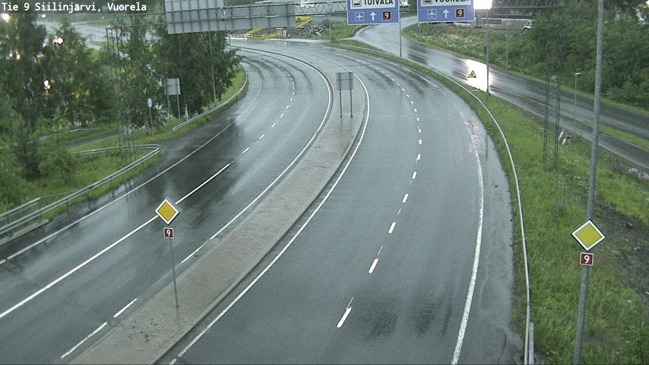 Weather Camera Image Road 9 Siilinjärvi, Vuorela, Siilinjärvi, Pohjois-Savo