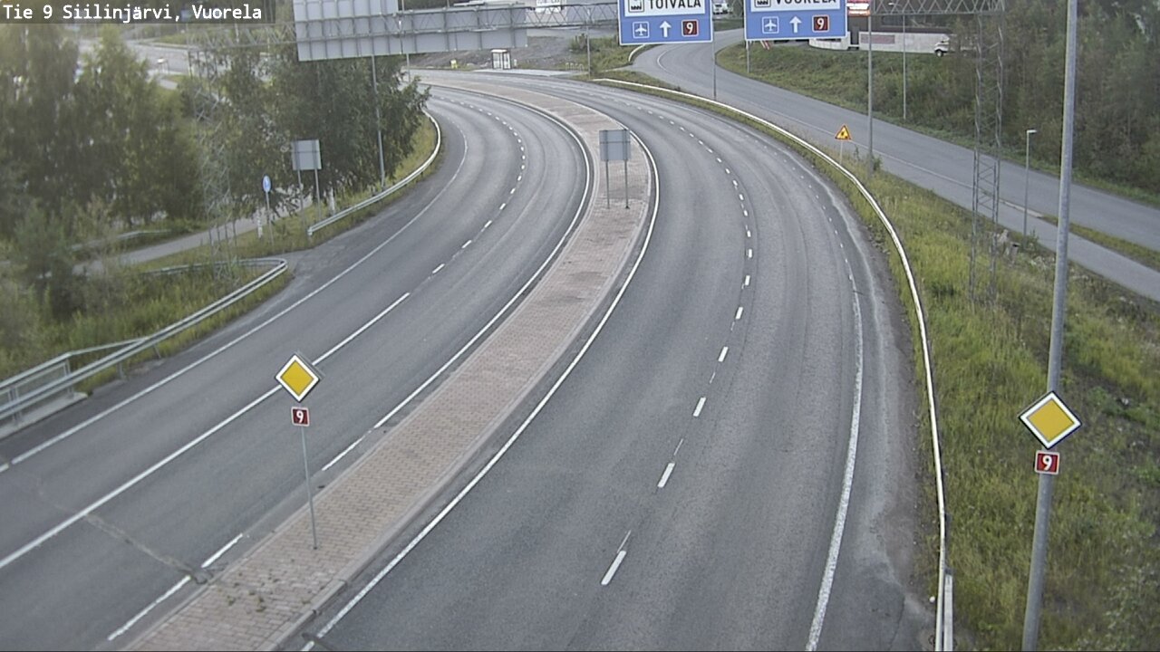Weather Camera Image Väg 9 Siilinjärvi, Vuorela, Siilinjärvi, Pohjois-Savo