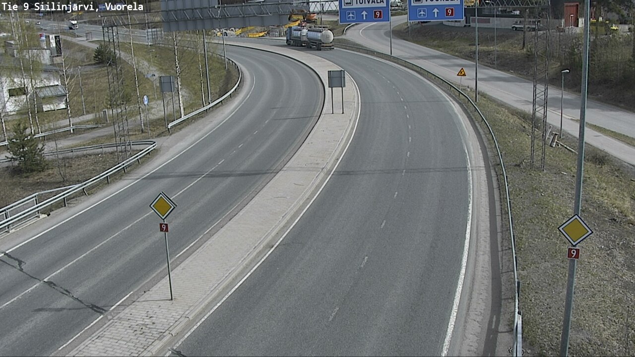 Weather Camera Image Road 9 Siilinjärvi, Vuorela, Siilinjärvi, Pohjois-Savo