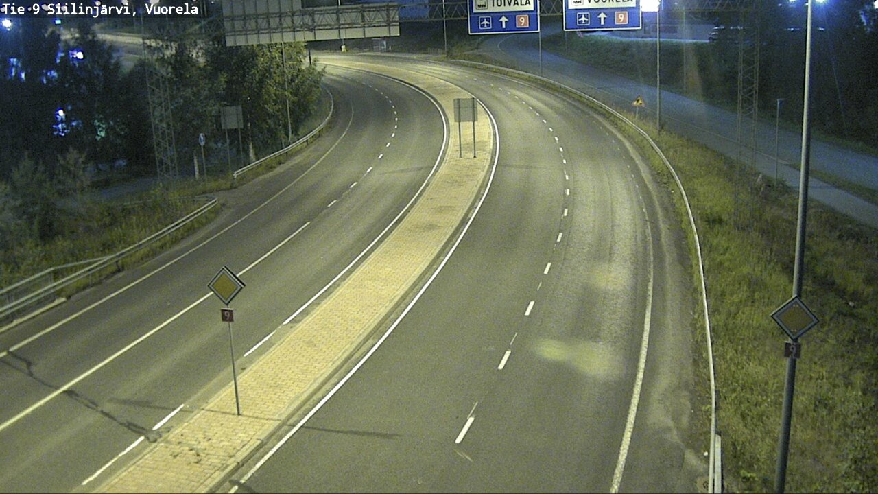 Weather Camera Image Väg 9 Siilinjärvi, Vuorela, Siilinjärvi, Pohjois-Savo