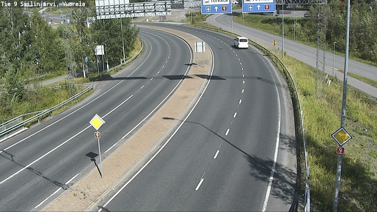 Weather Camera Image Väg 9 Siilinjärvi, Vuorela, Siilinjärvi, Pohjois-Savo