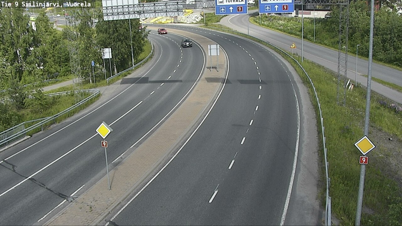 Weather Camera Image Road 9 Siilinjärvi, Vuorela, Siilinjärvi, Pohjois-Savo