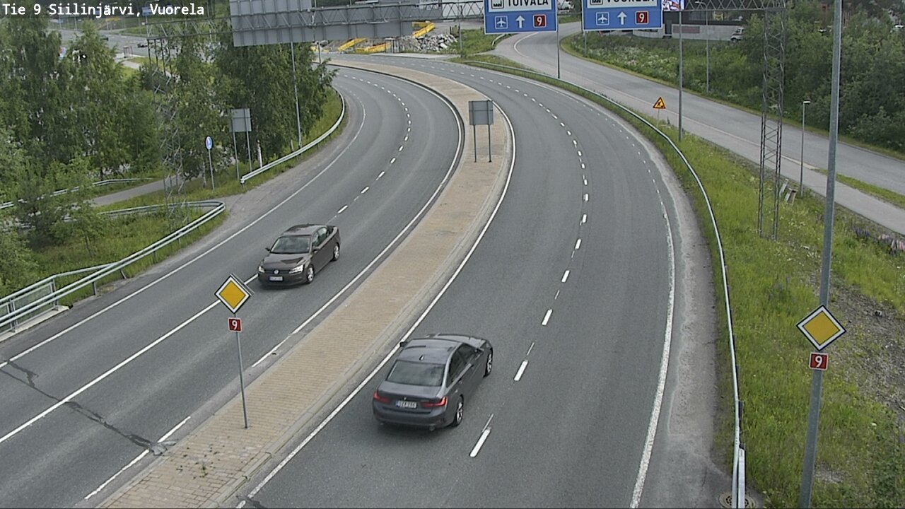 Weather Camera Image Road 9 Siilinjärvi, Vuorela, Siilinjärvi, Pohjois-Savo