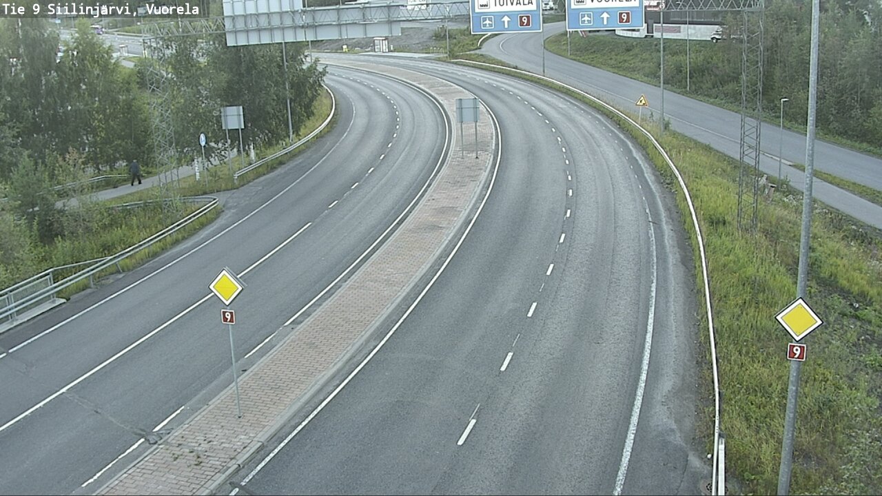 Weather Camera Image Väg 9 Siilinjärvi, Vuorela, Siilinjärvi, Pohjois-Savo