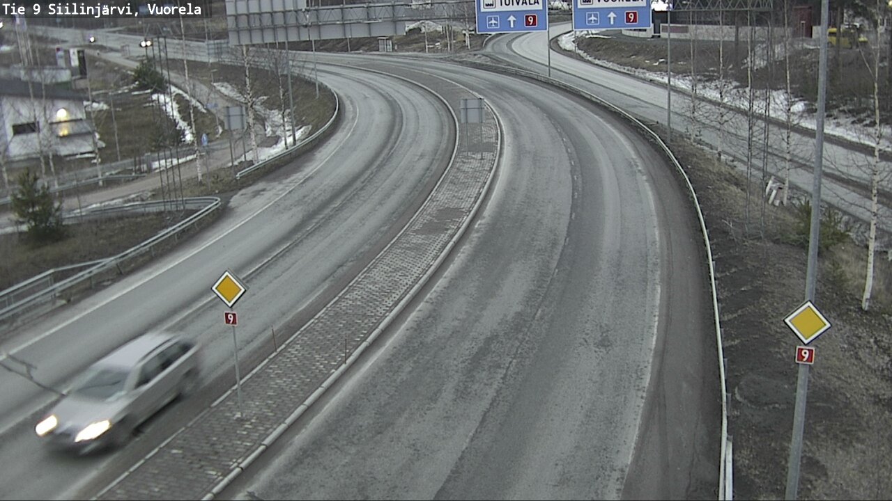 Weather Camera Image Väg 9 Siilinjärvi, Vuorela, Siilinjärvi, Pohjois-Savo