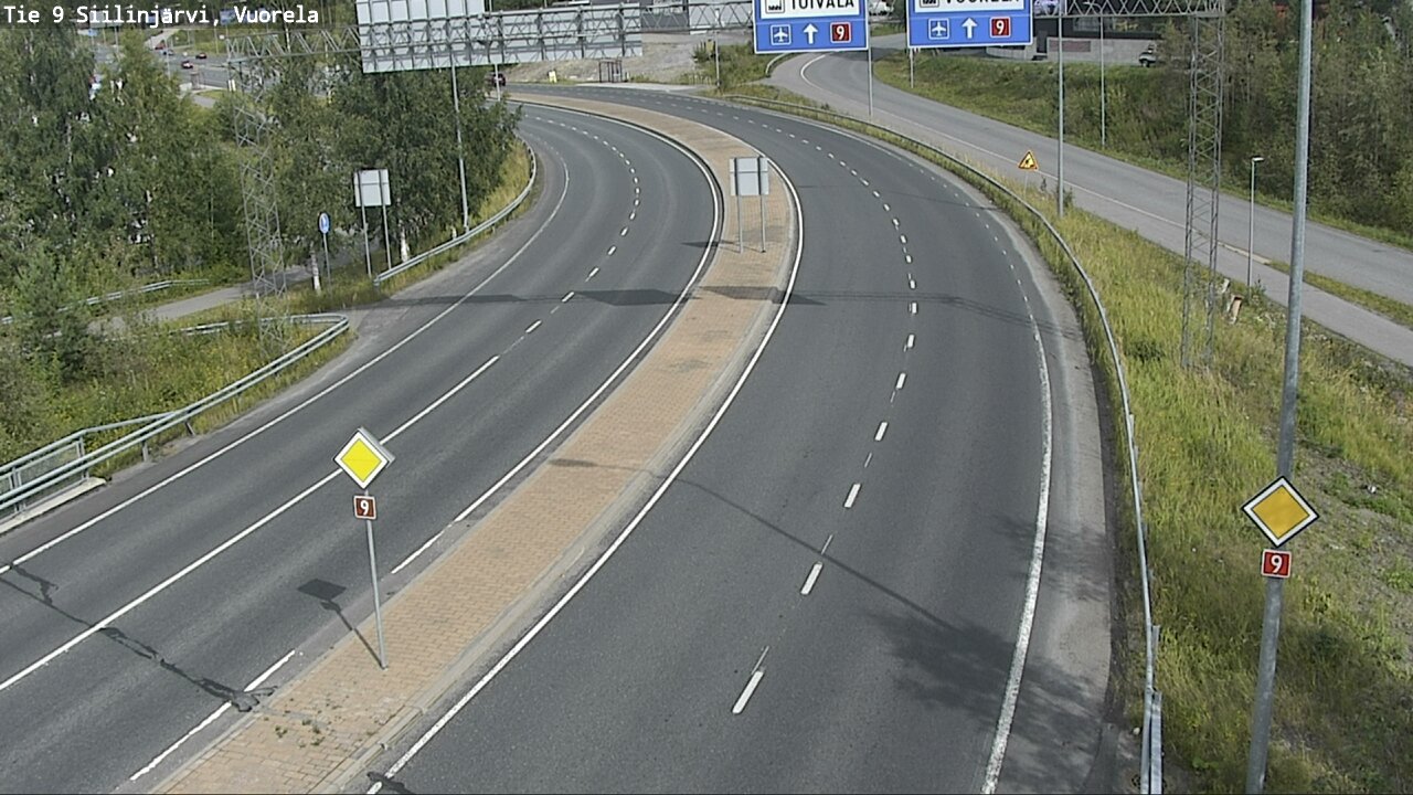 Weather Camera Image Road 9 Siilinjärvi, Vuorela, Siilinjärvi, Pohjois-Savo