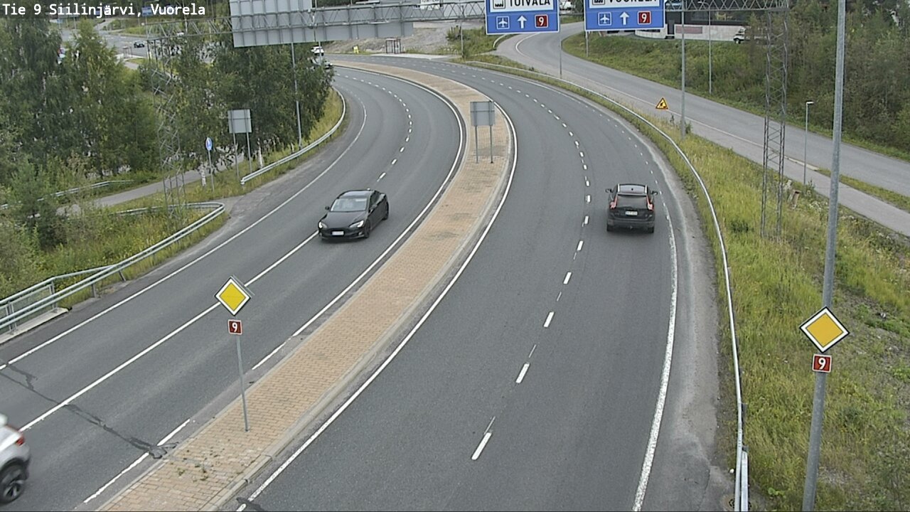 Weather Camera Image Road 9 Siilinjärvi, Vuorela, Siilinjärvi, Pohjois-Savo
