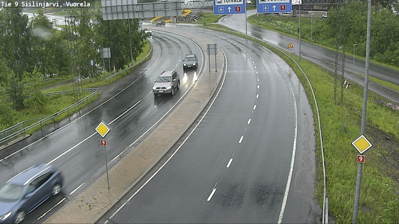 Weather Camera Image Väg 9 Siilinjärvi, Vuorela, Siilinjärvi, Pohjois-Savo