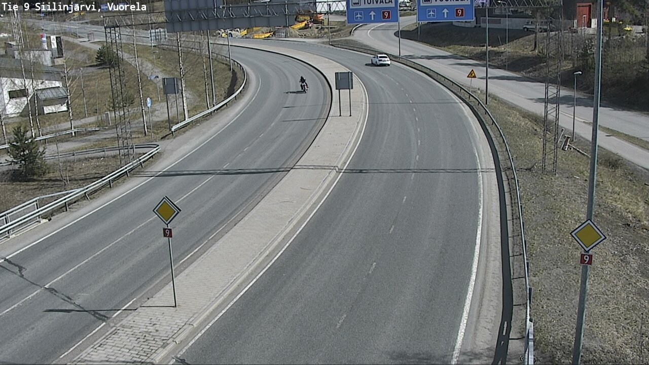 Weather Camera Image Väg 9 Siilinjärvi, Vuorela, Siilinjärvi, Pohjois-Savo