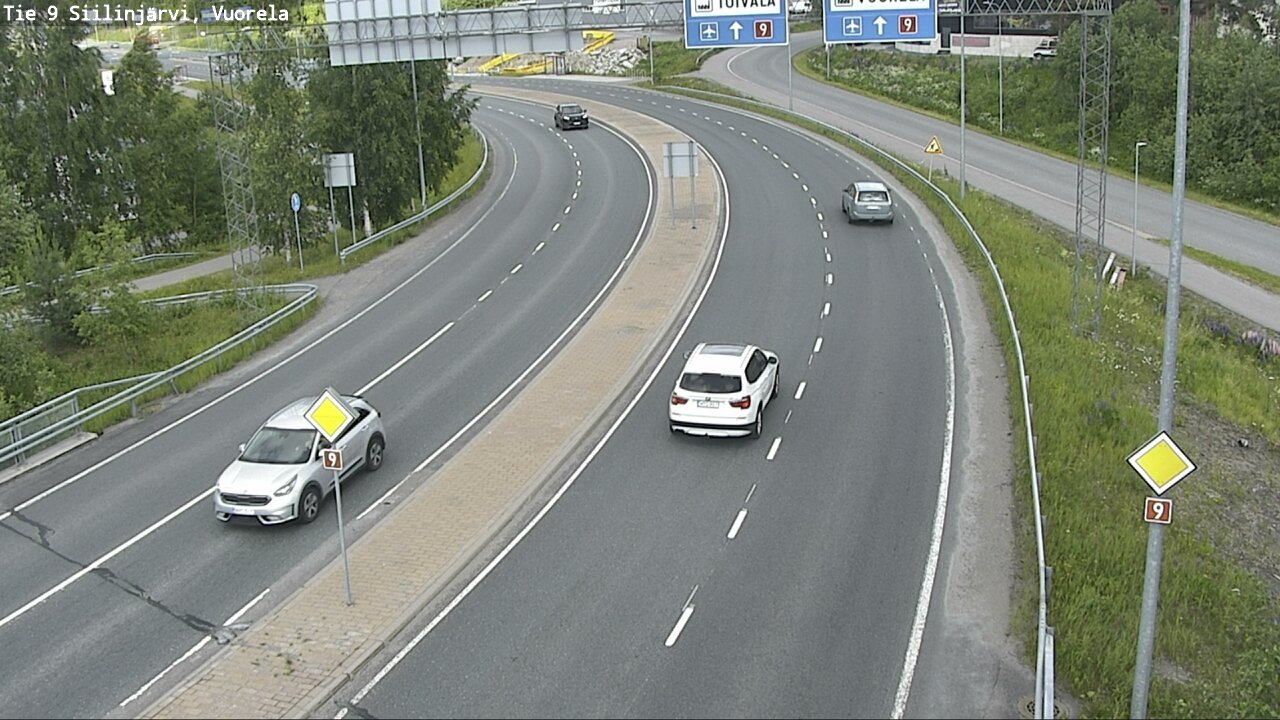 Weather Camera Image Road 9 Siilinjärvi, Vuorela, Siilinjärvi, Pohjois-Savo