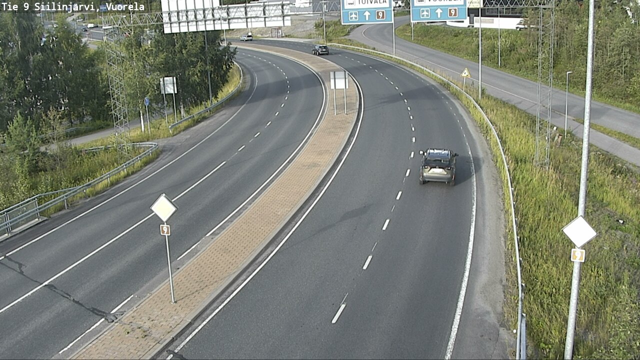 Weather Camera Image Väg 9 Siilinjärvi, Vuorela, Siilinjärvi, Pohjois-Savo