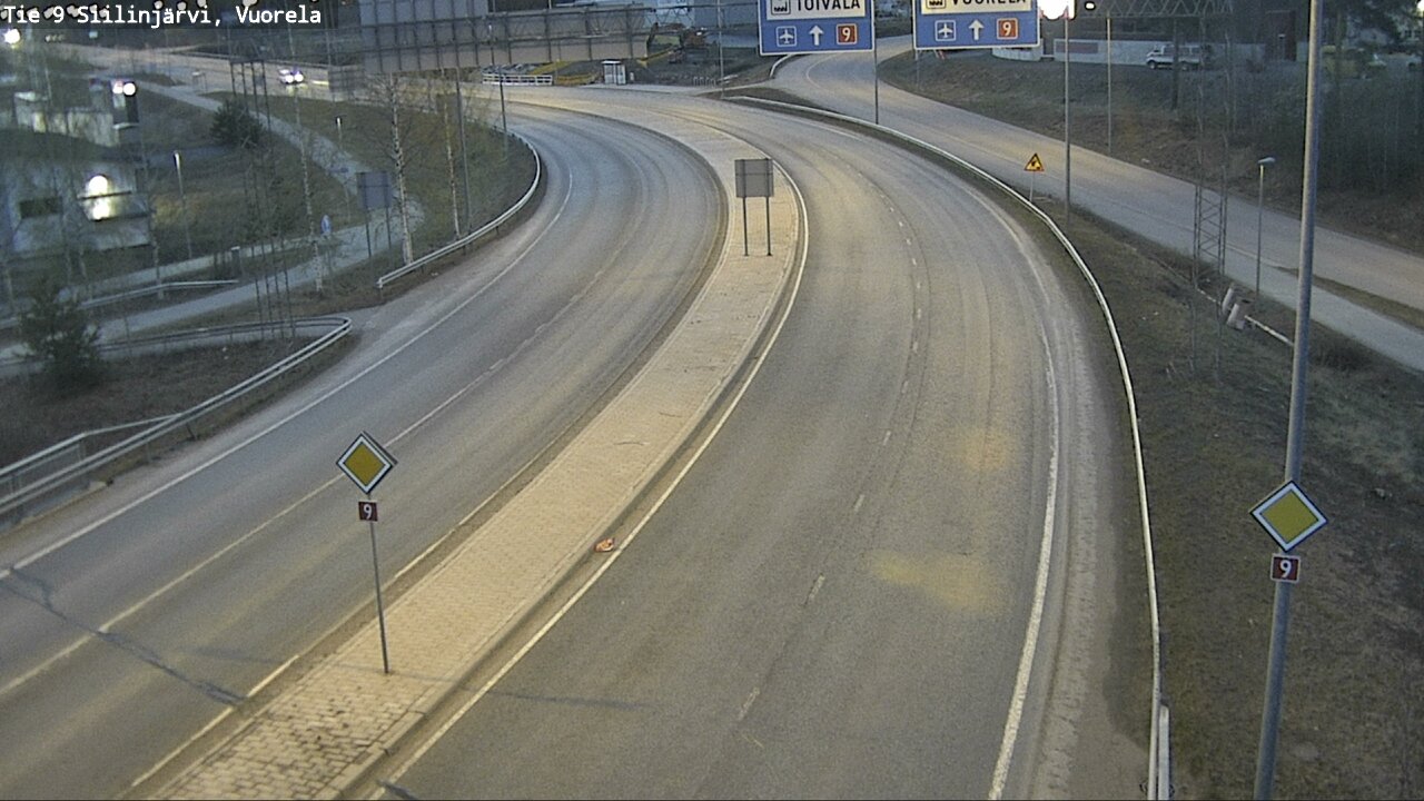 Weather Camera Image Road 9 Siilinjärvi, Vuorela, Siilinjärvi, Pohjois-Savo