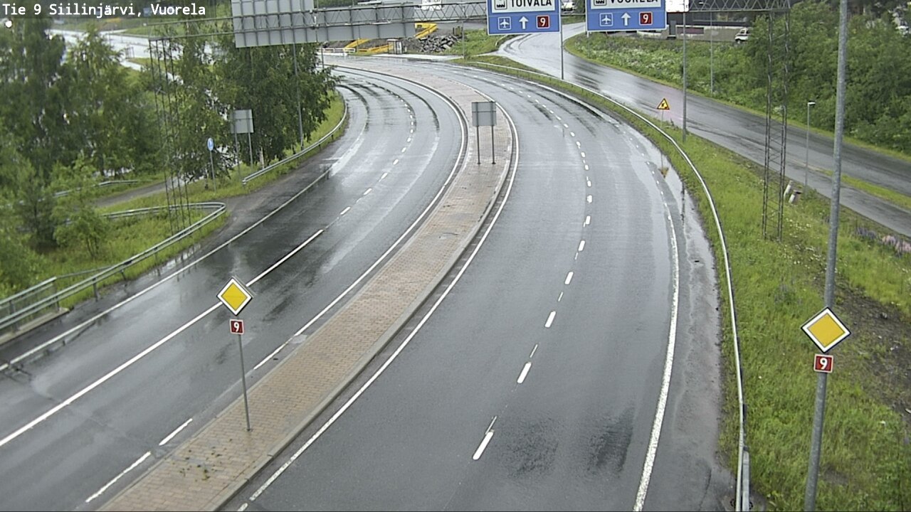Weather Camera Image Road 9 Siilinjärvi, Vuorela, Siilinjärvi, Pohjois-Savo