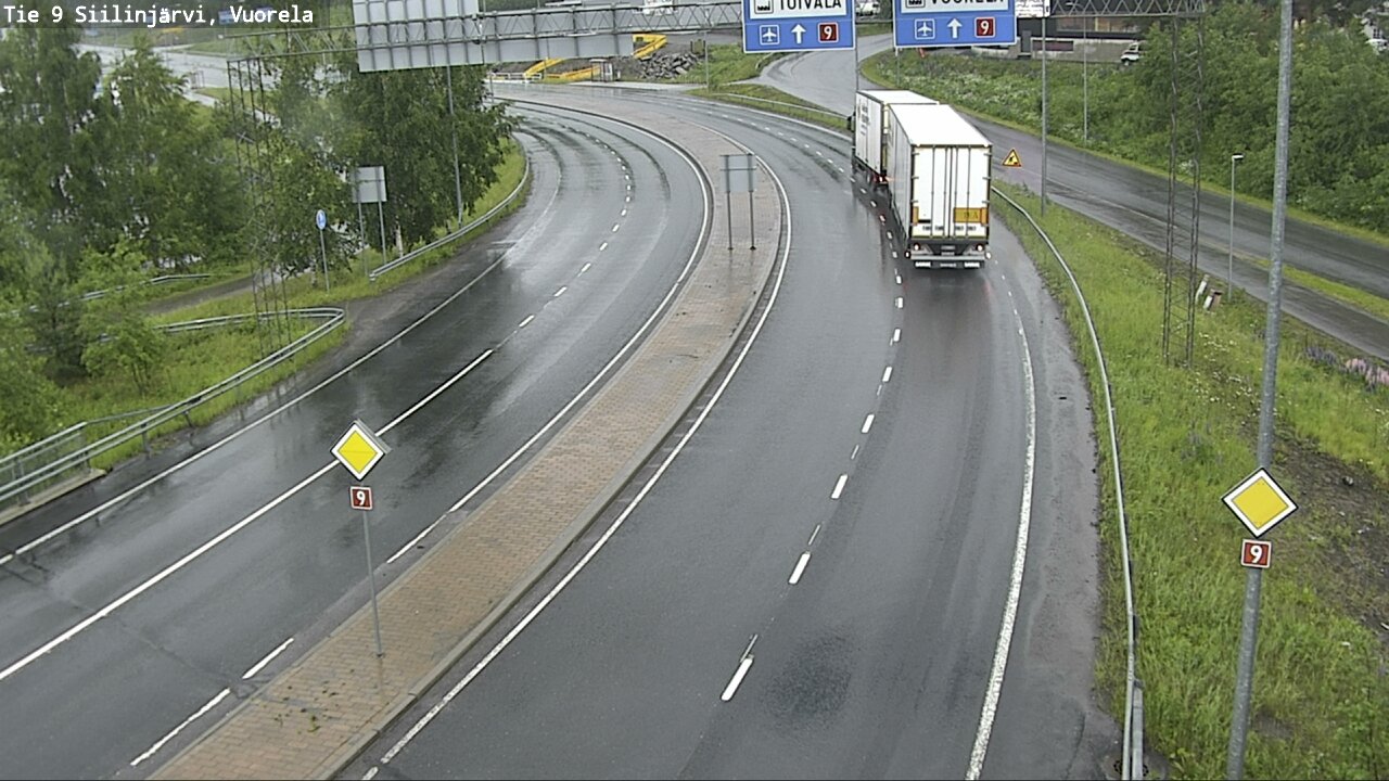 Weather Camera Image Road 9 Siilinjärvi, Vuorela, Siilinjärvi, Pohjois-Savo