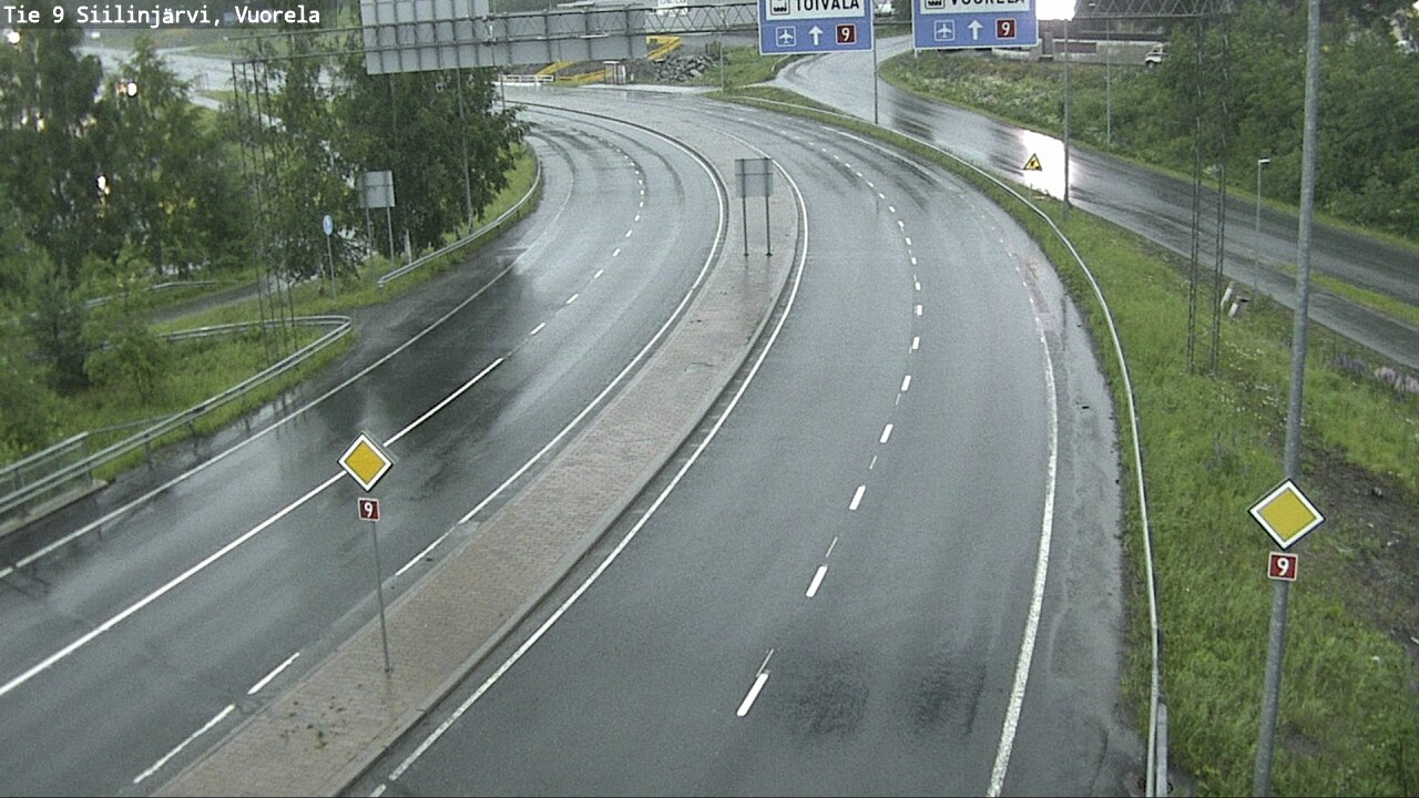 Weather Camera Image Road 9 Siilinjärvi, Vuorela, Siilinjärvi, Pohjois-Savo
