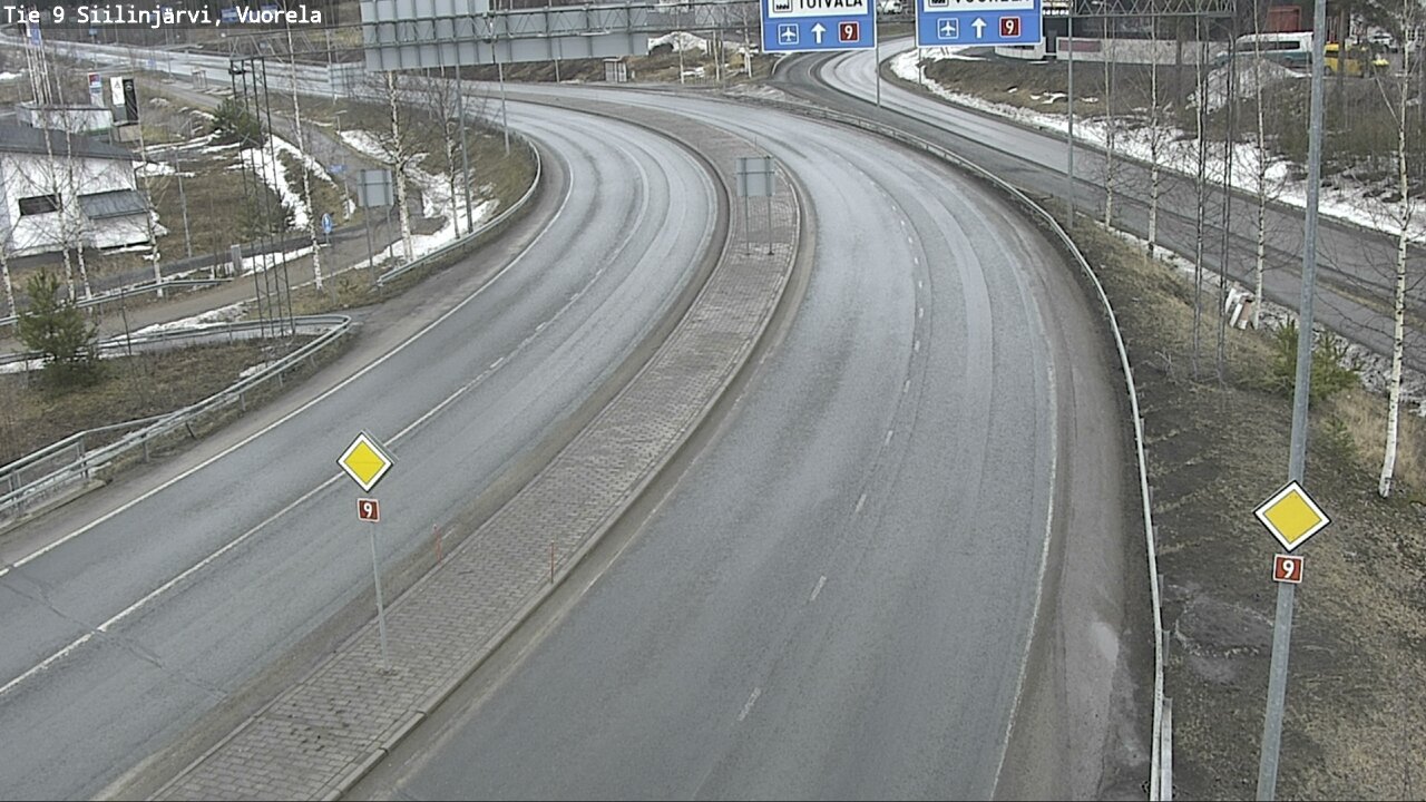 Weather Camera Image Road 9 Siilinjärvi, Vuorela, Siilinjärvi, Pohjois-Savo