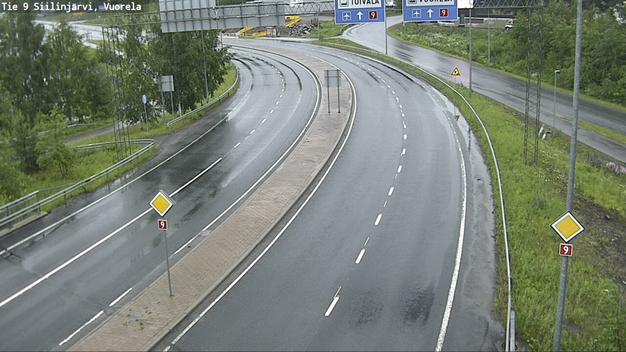 Weather Camera Image Road 9 Siilinjärvi, Vuorela, Siilinjärvi, Pohjois-Savo