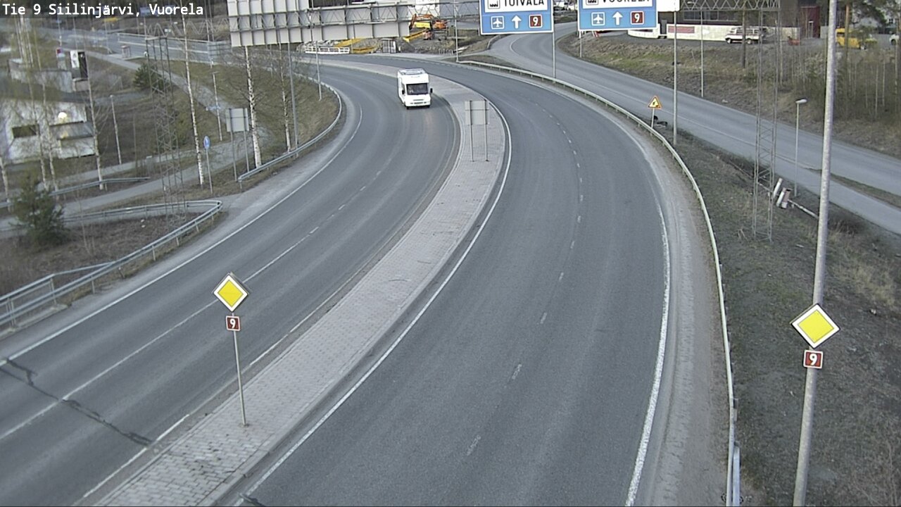 Weather Camera Image Väg 9 Siilinjärvi, Vuorela, Siilinjärvi, Pohjois-Savo