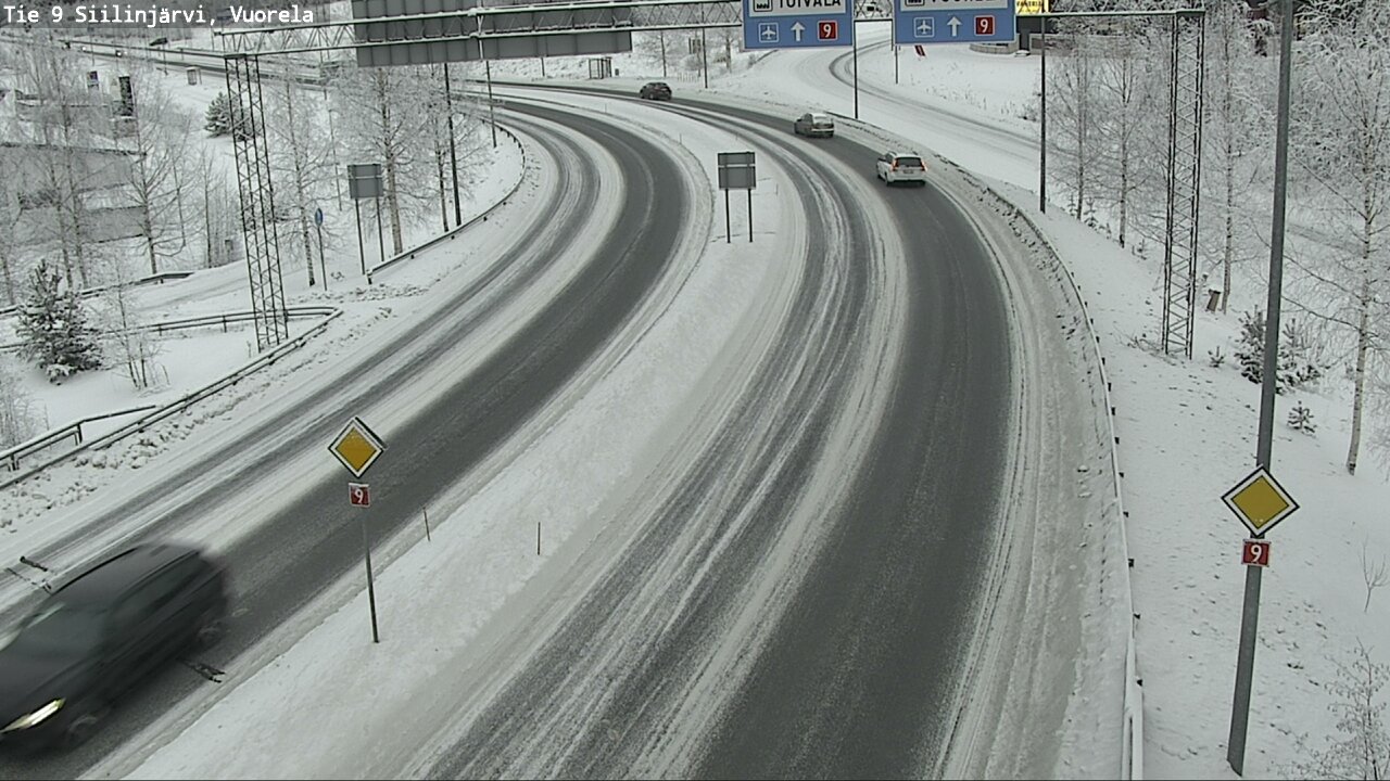 Weather Camera Image Väg 9 Siilinjärvi, Vuorela, Siilinjärvi, Pohjois-Savo