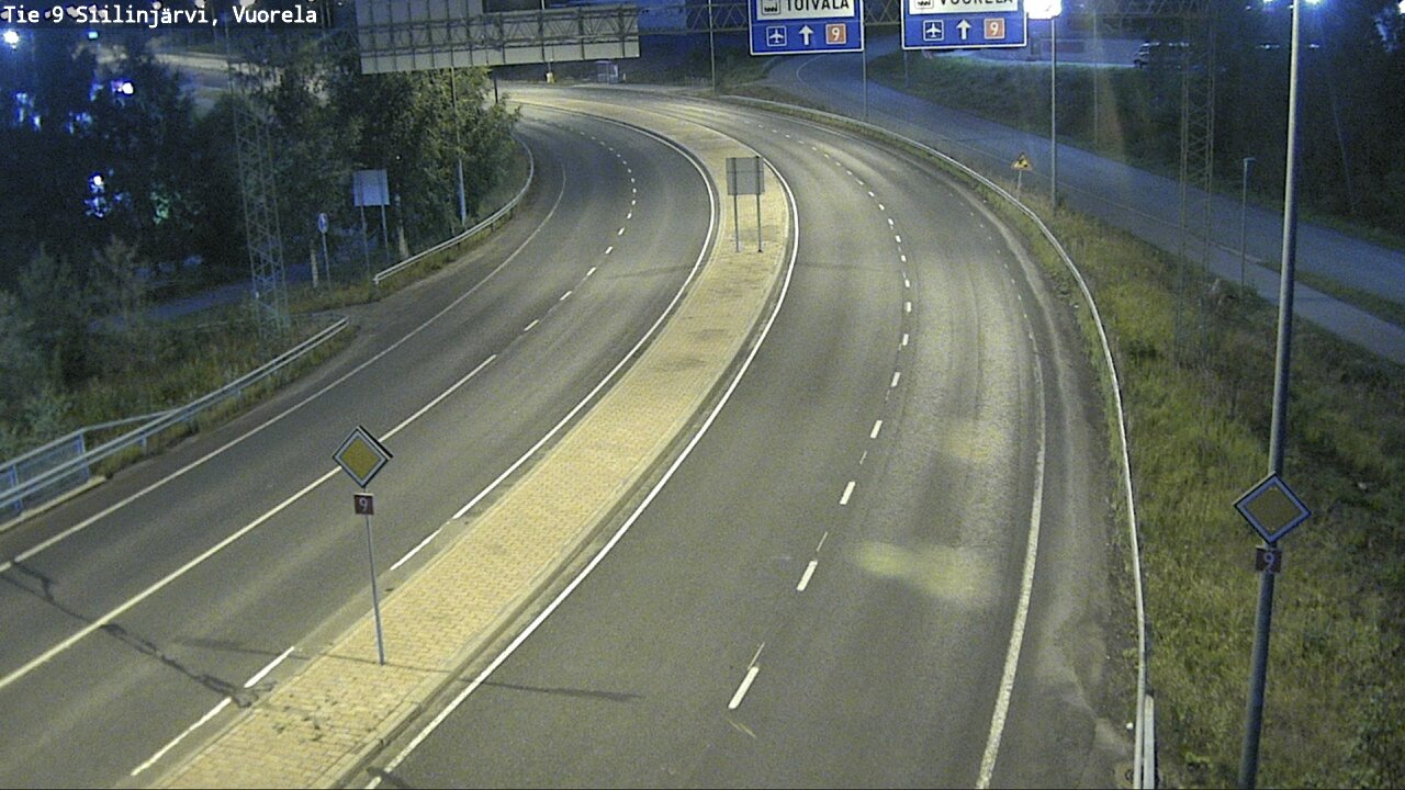 Weather Camera Image Väg 9 Siilinjärvi, Vuorela, Siilinjärvi, Pohjois-Savo