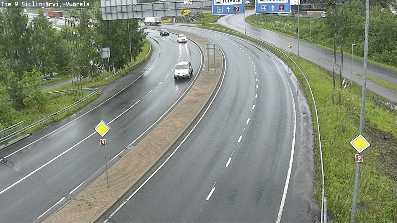 Weather Camera Image Väg 9 Siilinjärvi, Vuorela, Siilinjärvi, Pohjois-Savo