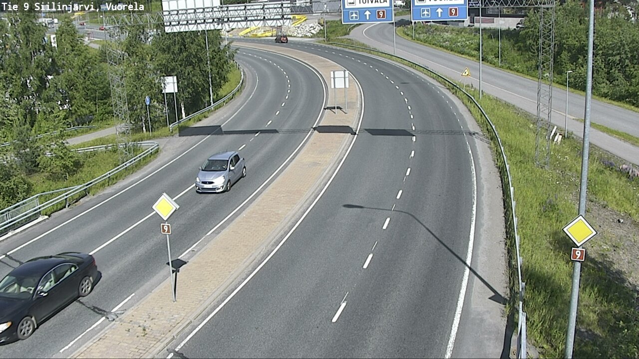 Weather Camera Image Road 9 Siilinjärvi, Vuorela, Siilinjärvi, Pohjois-Savo