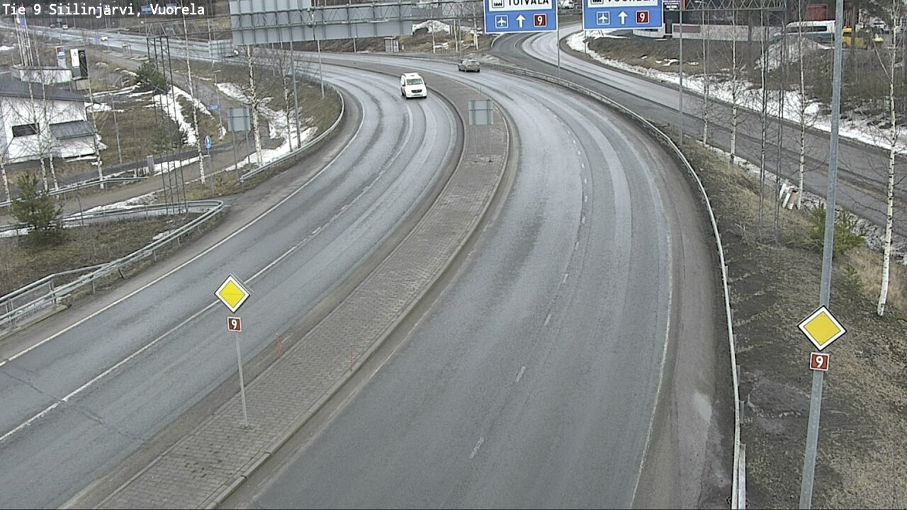 Weather Camera Image Road 9 Siilinjärvi, Vuorela, Siilinjärvi, Pohjois-Savo