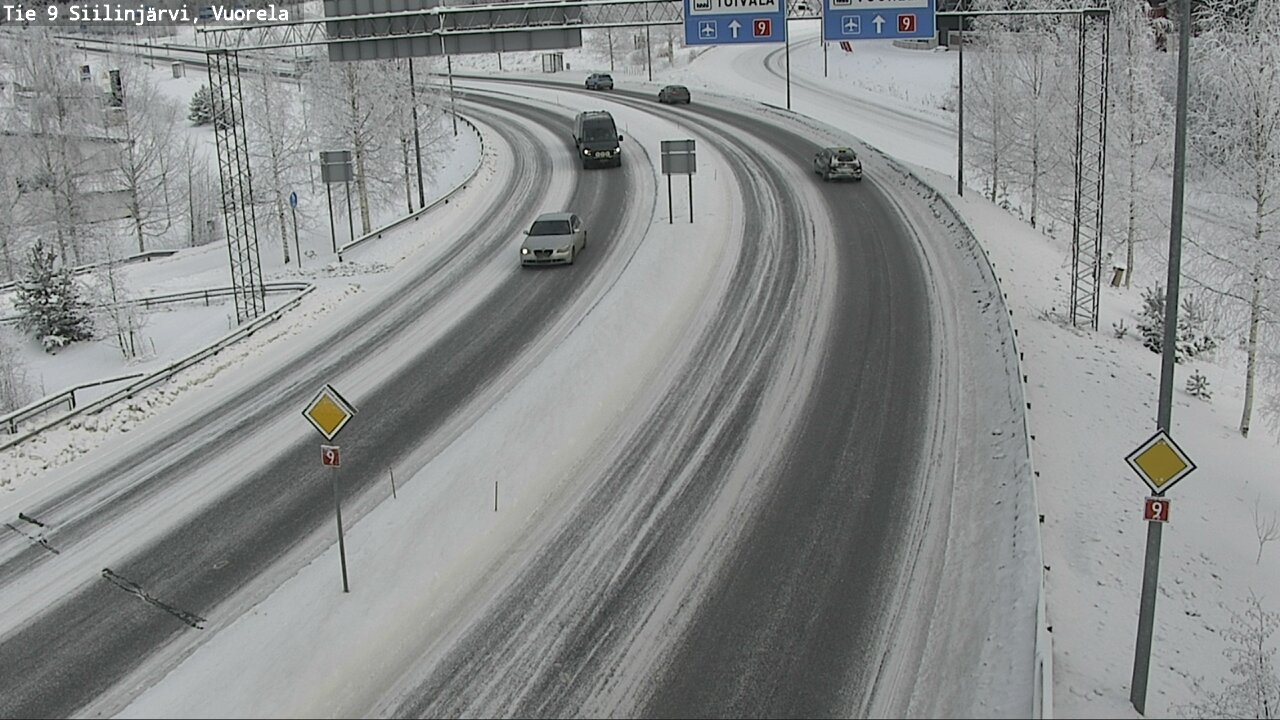 Weather Camera Image Road 9 Siilinjärvi, Vuorela, Siilinjärvi, Pohjois-Savo