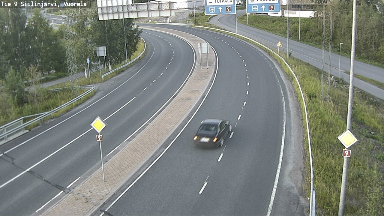 Weather Camera Image Väg 9 Siilinjärvi, Vuorela, Siilinjärvi, Pohjois-Savo