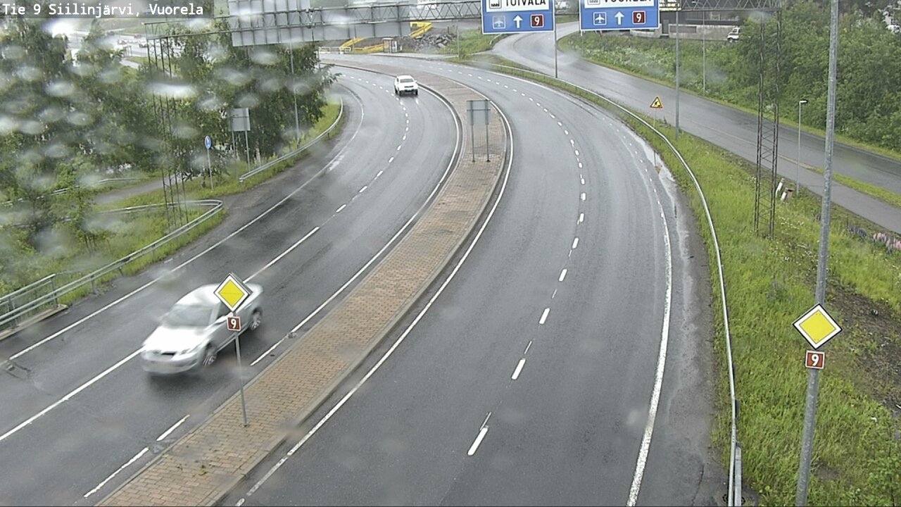 Weather Camera Image Väg 9 Siilinjärvi, Vuorela, Siilinjärvi, Pohjois-Savo