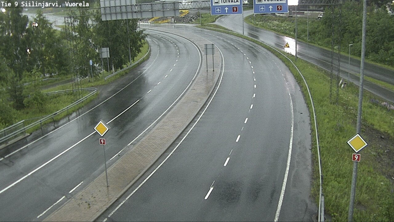 Weather Camera Image Road 9 Siilinjärvi, Vuorela, Siilinjärvi, Pohjois-Savo