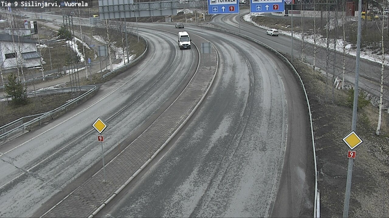 Weather Camera Image Road 9 Siilinjärvi, Vuorela, Siilinjärvi, Pohjois-Savo